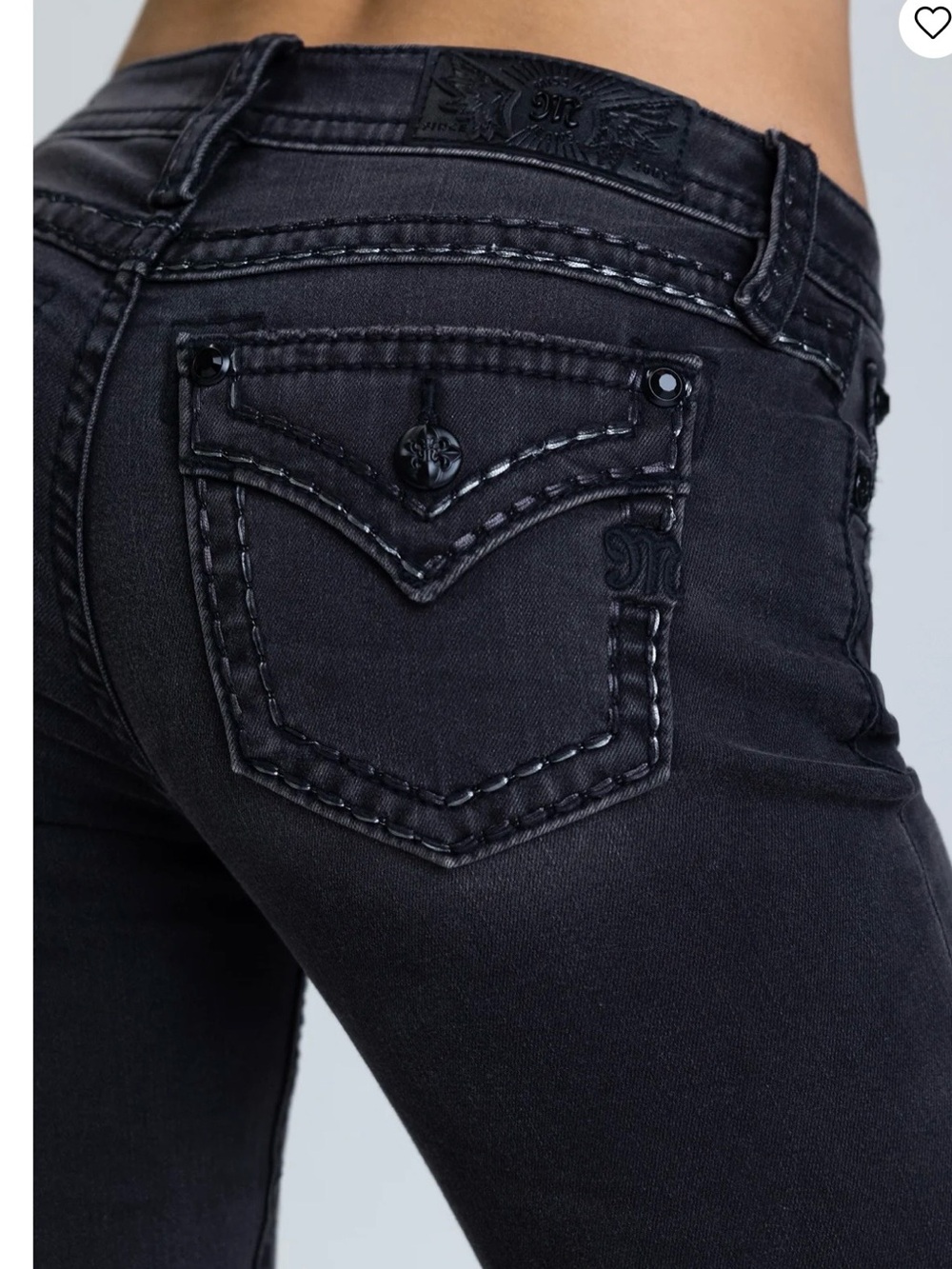 Miss Me Black Back-Pocket Jeans